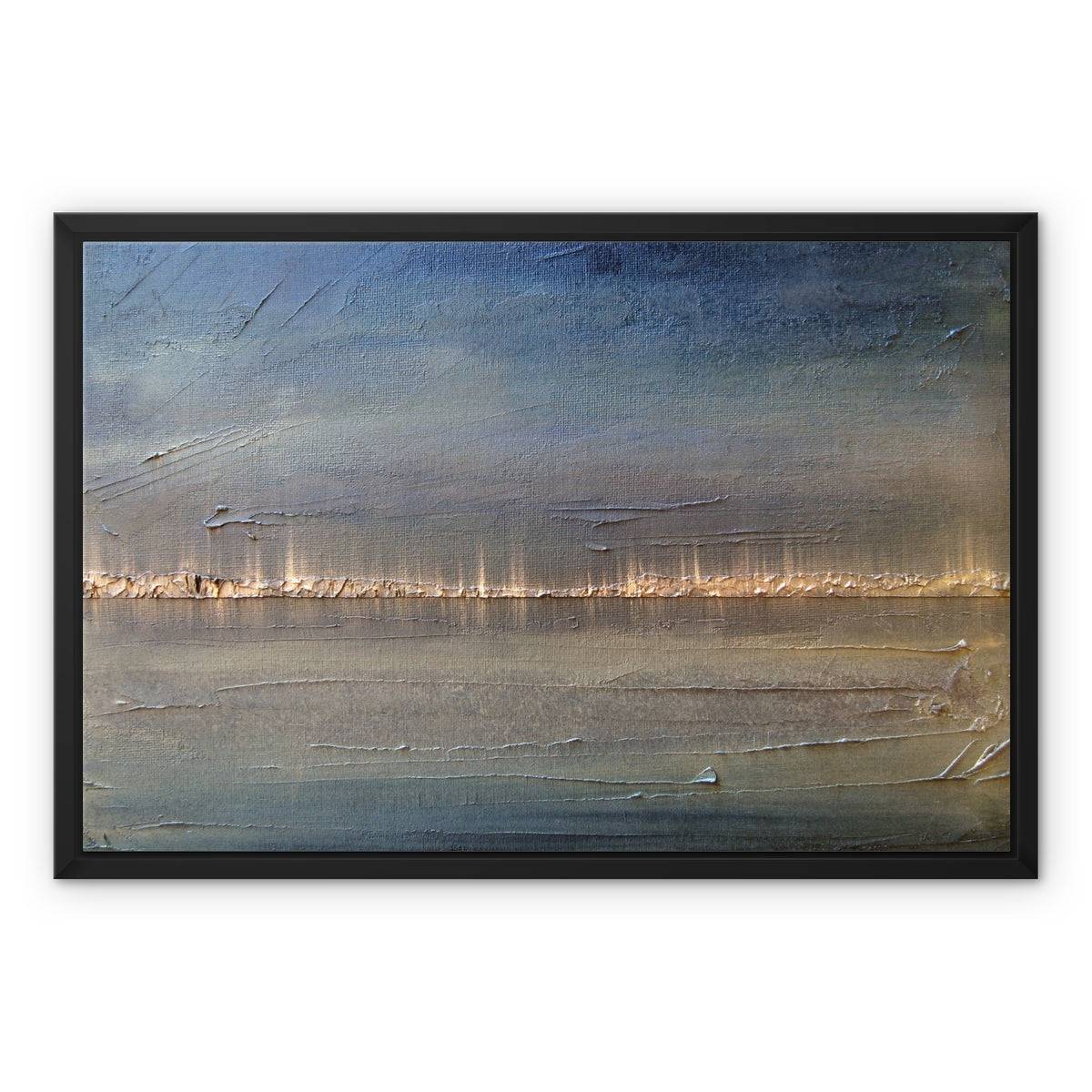 Distant Lights Lake Ontario Painting | Framed Canvas Prints From Scotland