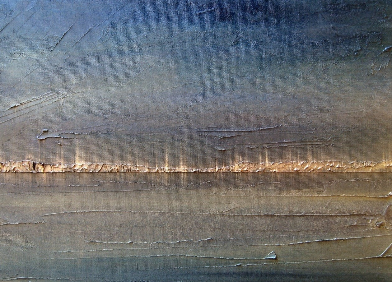 Distant Lights Lake Ontario Scottish Landscape Painting