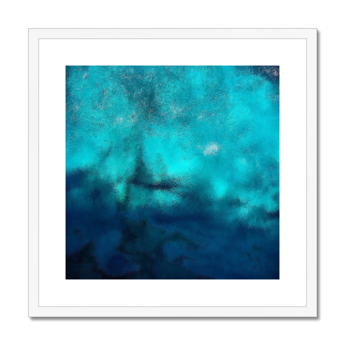 Diving Off Kos Greece Painting | Framed &amp; Mounted Prints From Scotland