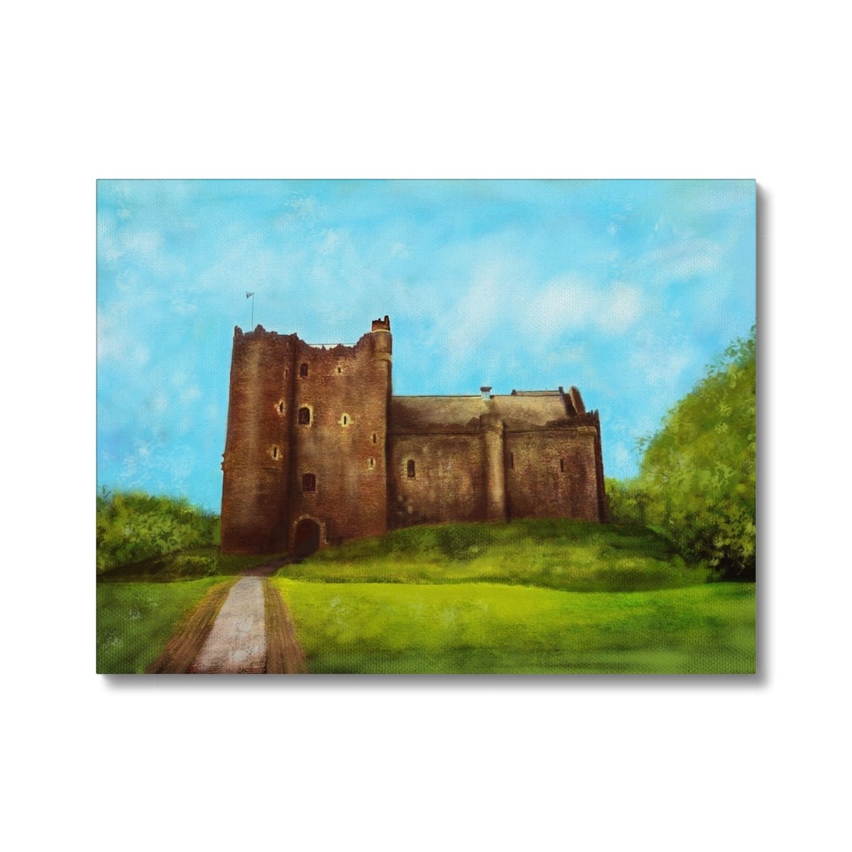 Doune Castle Painting | Canvas Prints From Scotland