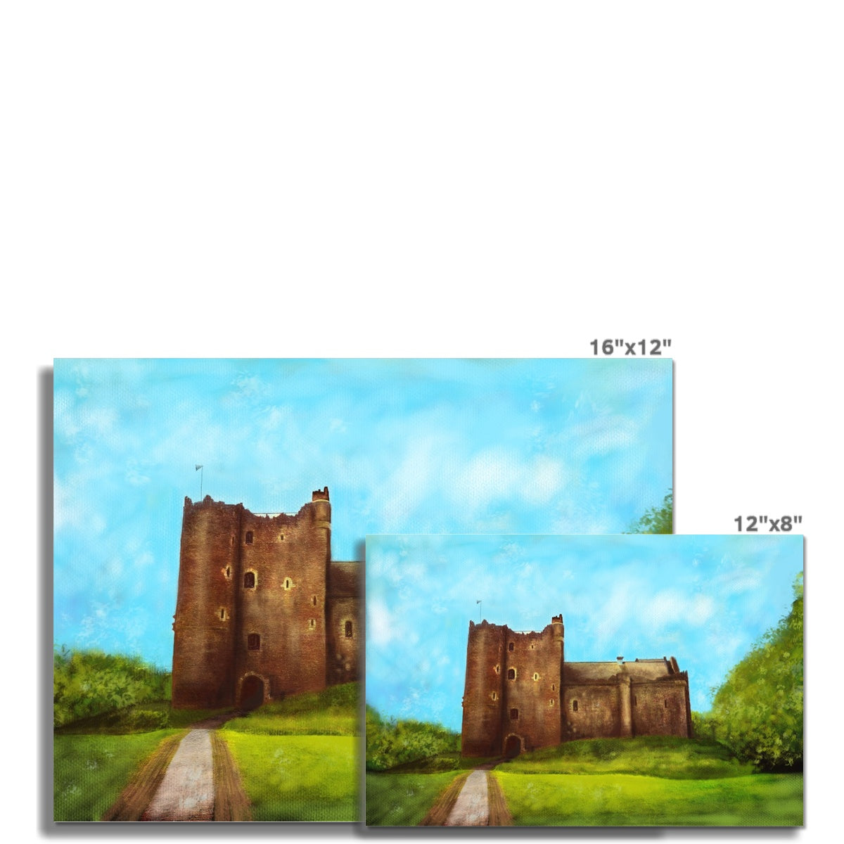 Doune Castle Scotland Signed Art Print