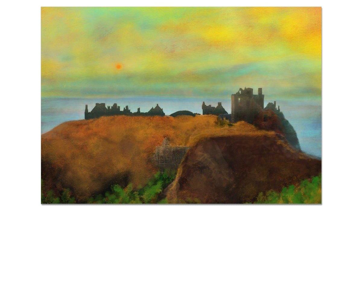 Dunnottar Castle Dusk Dusk-art-painting-scotland