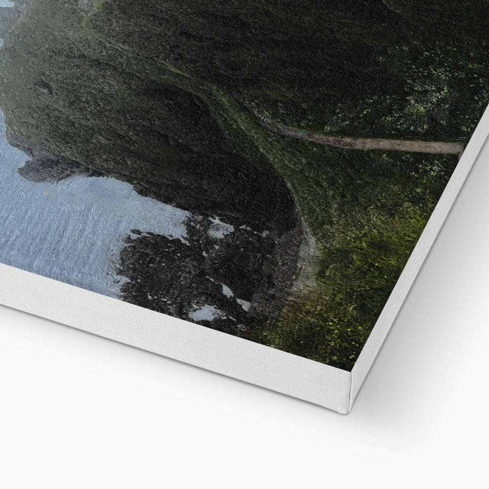 Dunnottar Castle Mist Painting | Canvas From Scotland