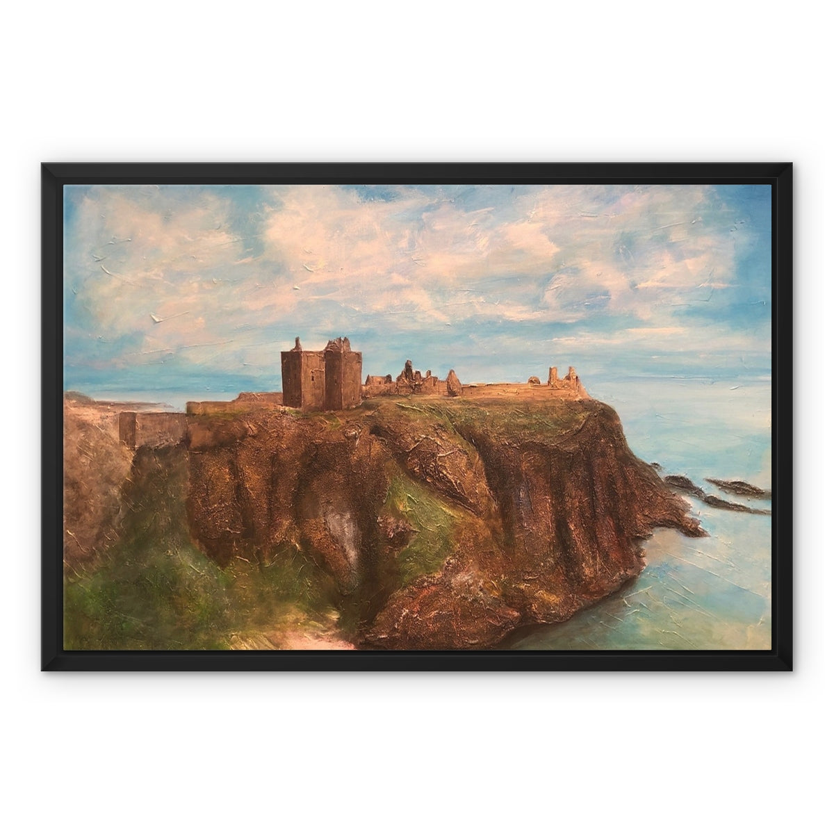 Dunnottar Castle Painting | Framed Canvas From Scotland