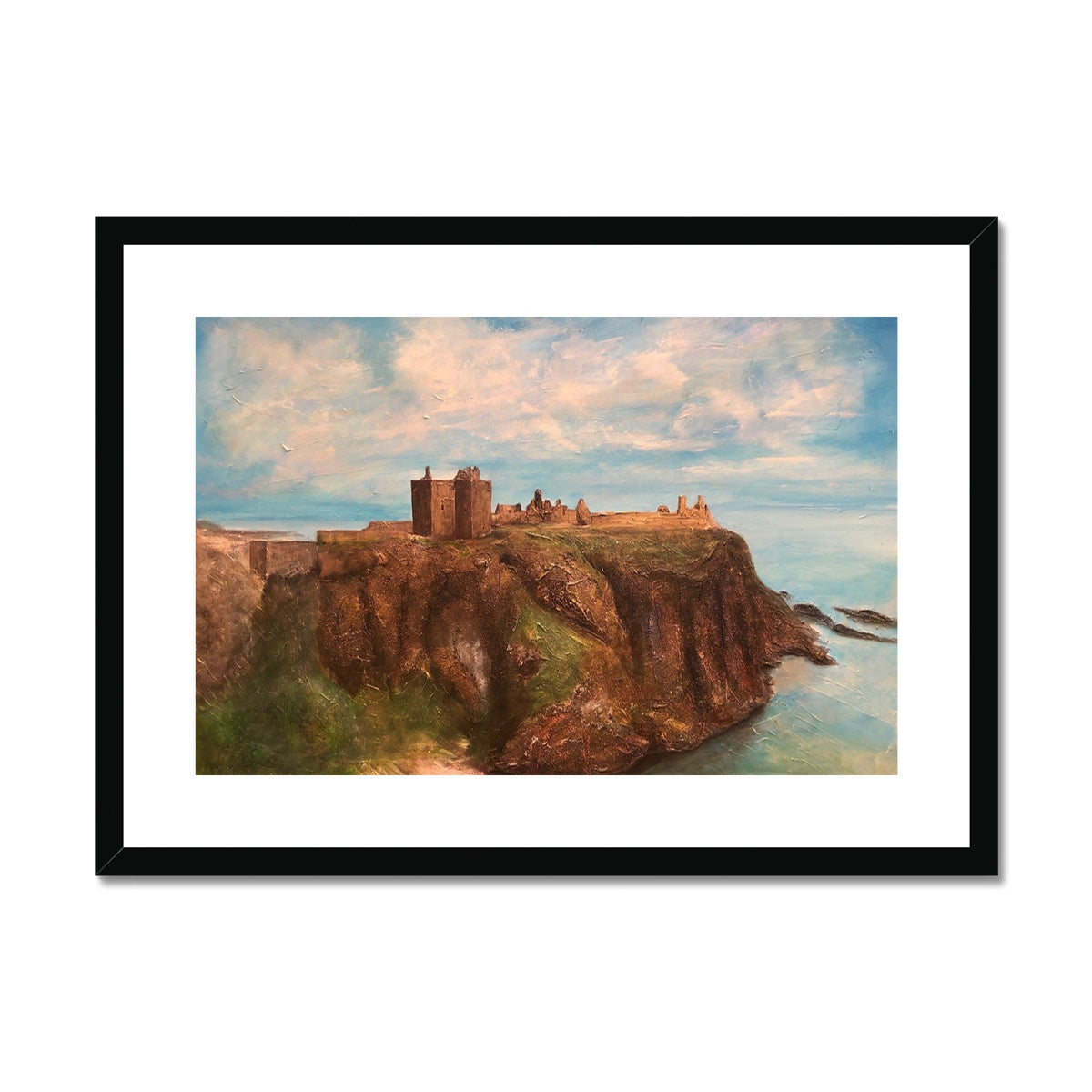 Dunnottar Castle Painting | Framed & Mounted Prints From Scotland