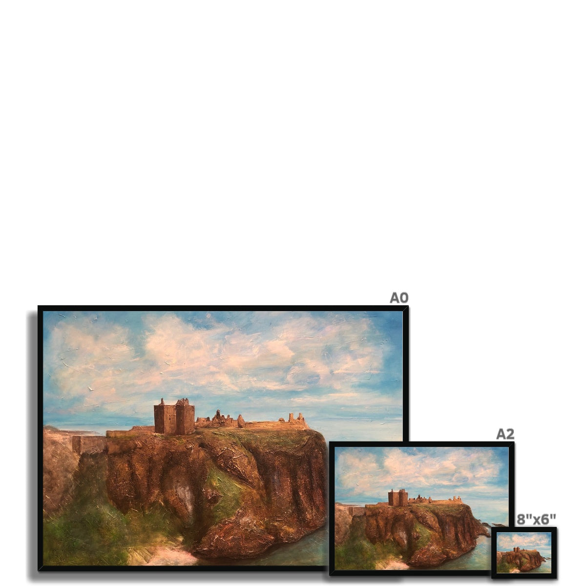 Dunnottar Castle Painting | Framed Prints From Scotland