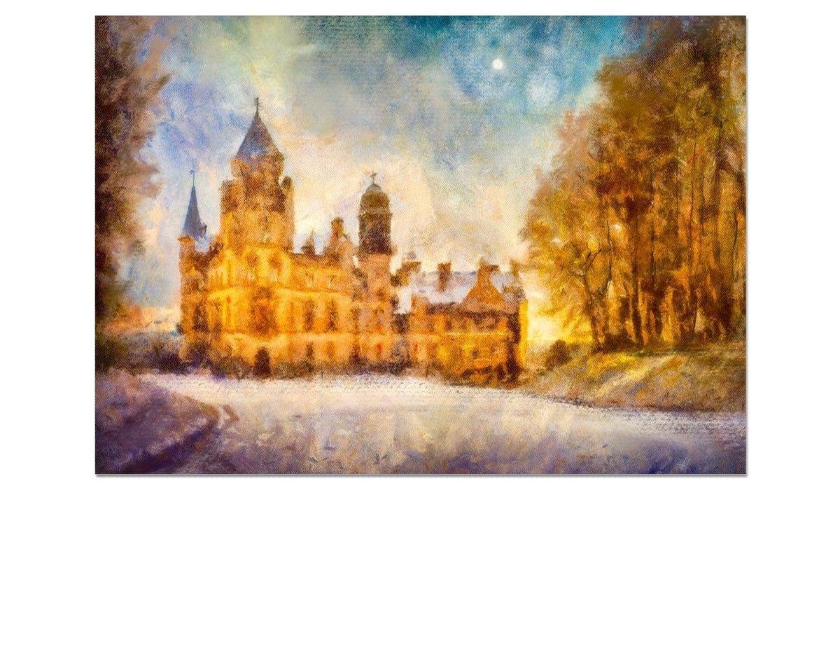 Dunrobin Castle Moonlight-art-painting-scotland