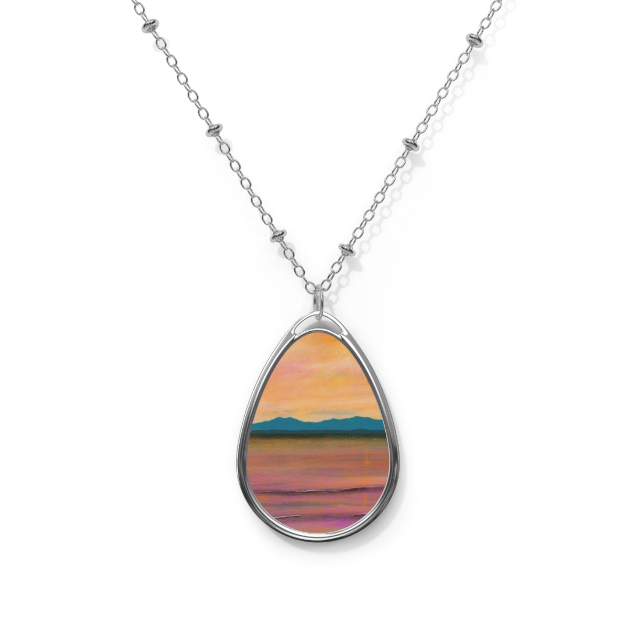 Dusk Over Arran Necklace Scotland