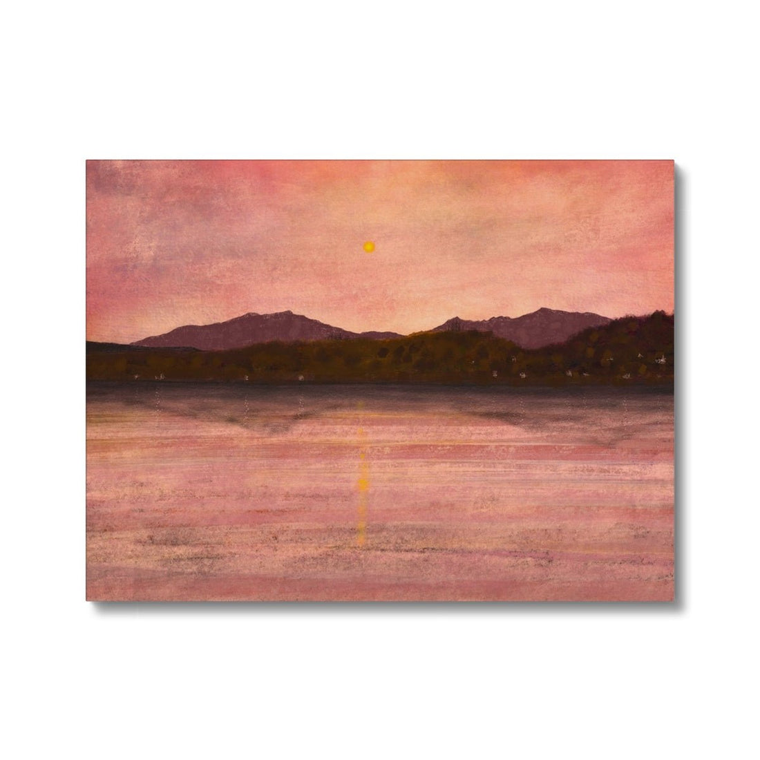 Dusk Over Arran &amp; Bute Canvas