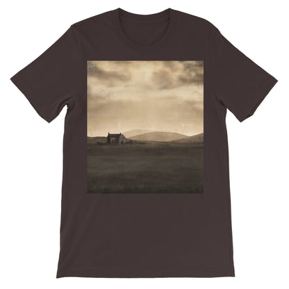 A Moonlit Croft Unisex Short Sleeve T-Shirt | Scottish Art Gifts