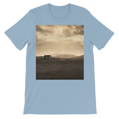 A Moonlit Croft Unisex Short Sleeve T-Shirt | Scottish Art Gifts