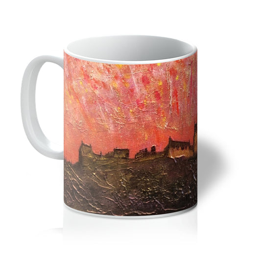 Edinburgh Castle Fireworks Mug | Scottish Art Gifts