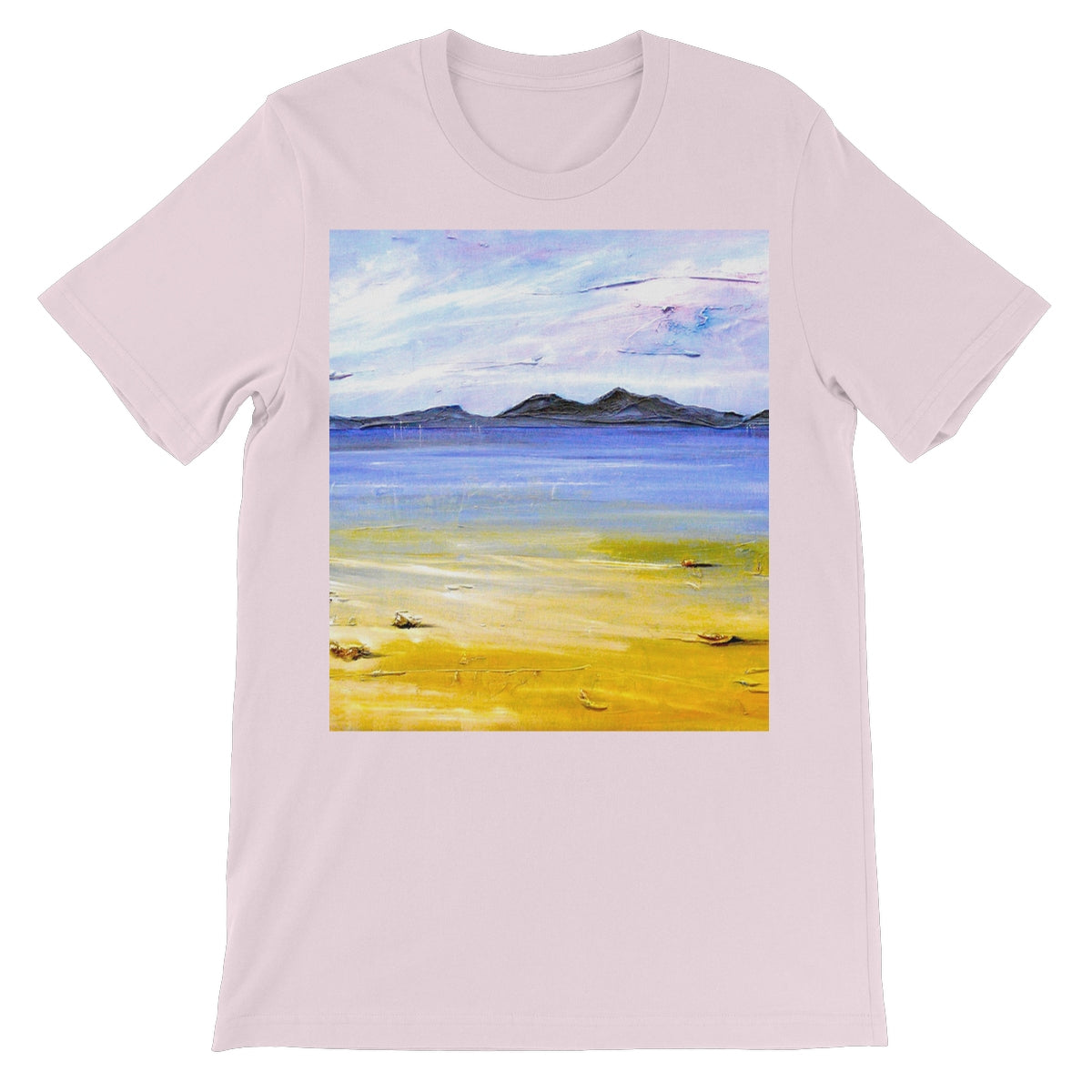 Camusdarach Beach Arisaig Unisex Short Sleeve T-Shirt | Scottish Art Gifts