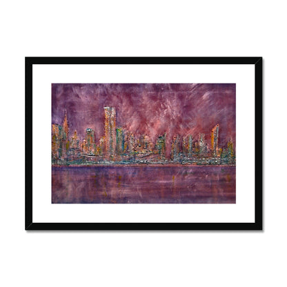 East Side Snow New York Painting | Framed &amp; Mounted Prints From Scotland