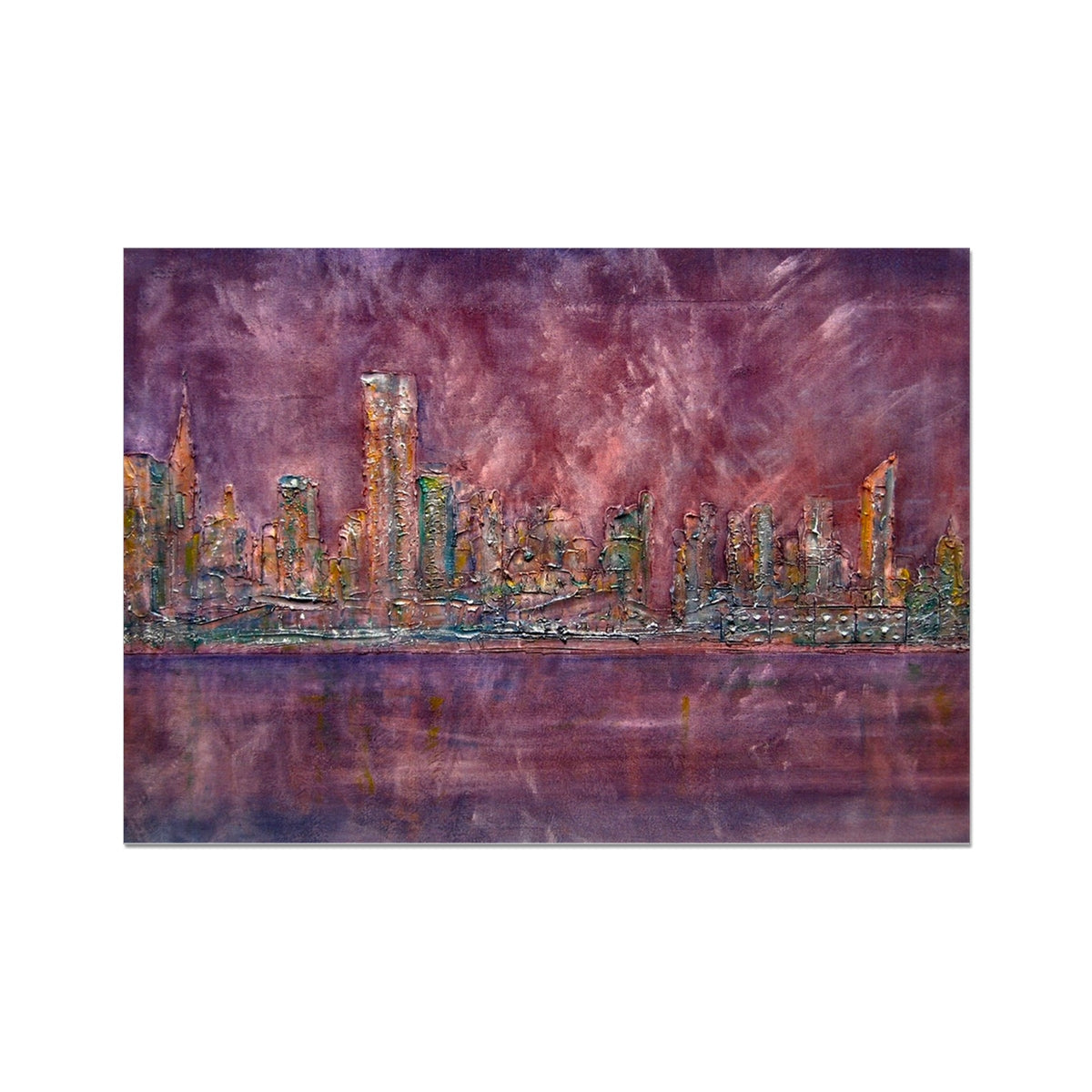 East Side Snow New York Painting | Signed Art Prints From Scotland | By Scottish Artist Hunter