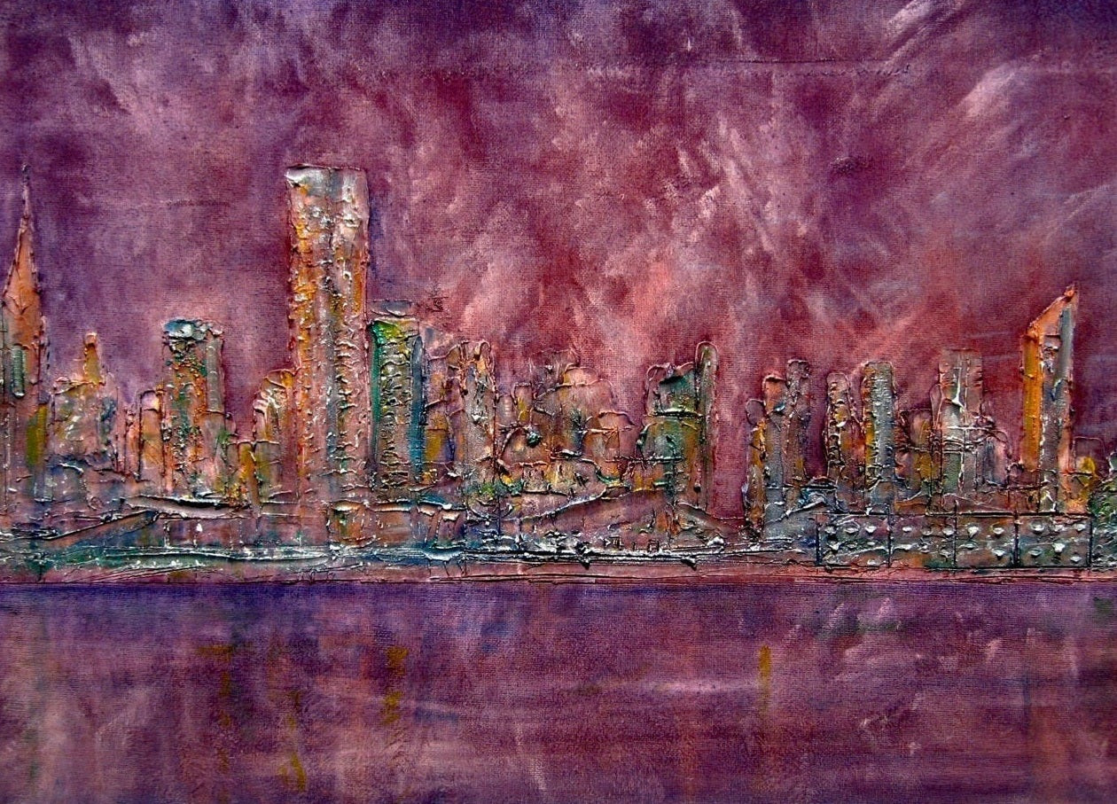 East Side Snow New York Scottish Landscape Painting