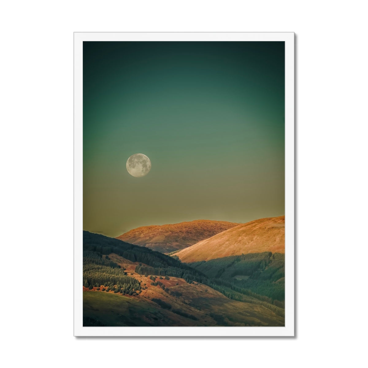 Argyll Moon Scottish Landscape Photography | Framed Prints From Scotlands From Scotland