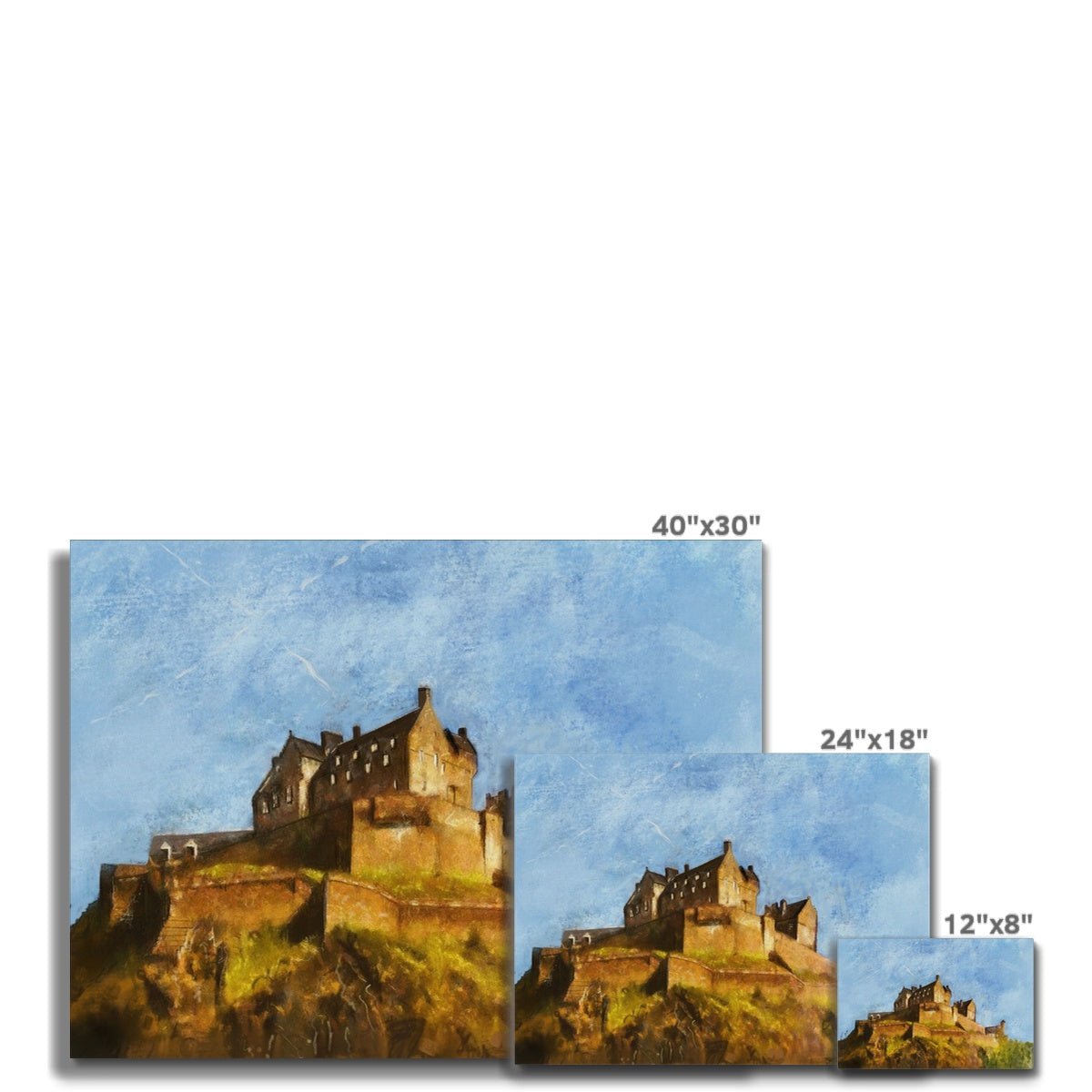 Edinburgh Castle Canvas