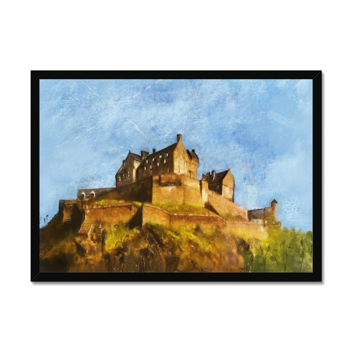 Edinburgh Castle Painting | Framed Prints From Scotland