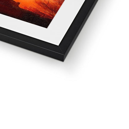 Edinburgh Castle Sunset Painting | Framed &amp; Mounted Prints From Scotland