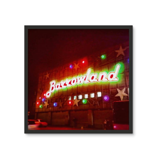 A Neon Glasgow Barrowlands Framed Art Tile | Scottish Art Gifts