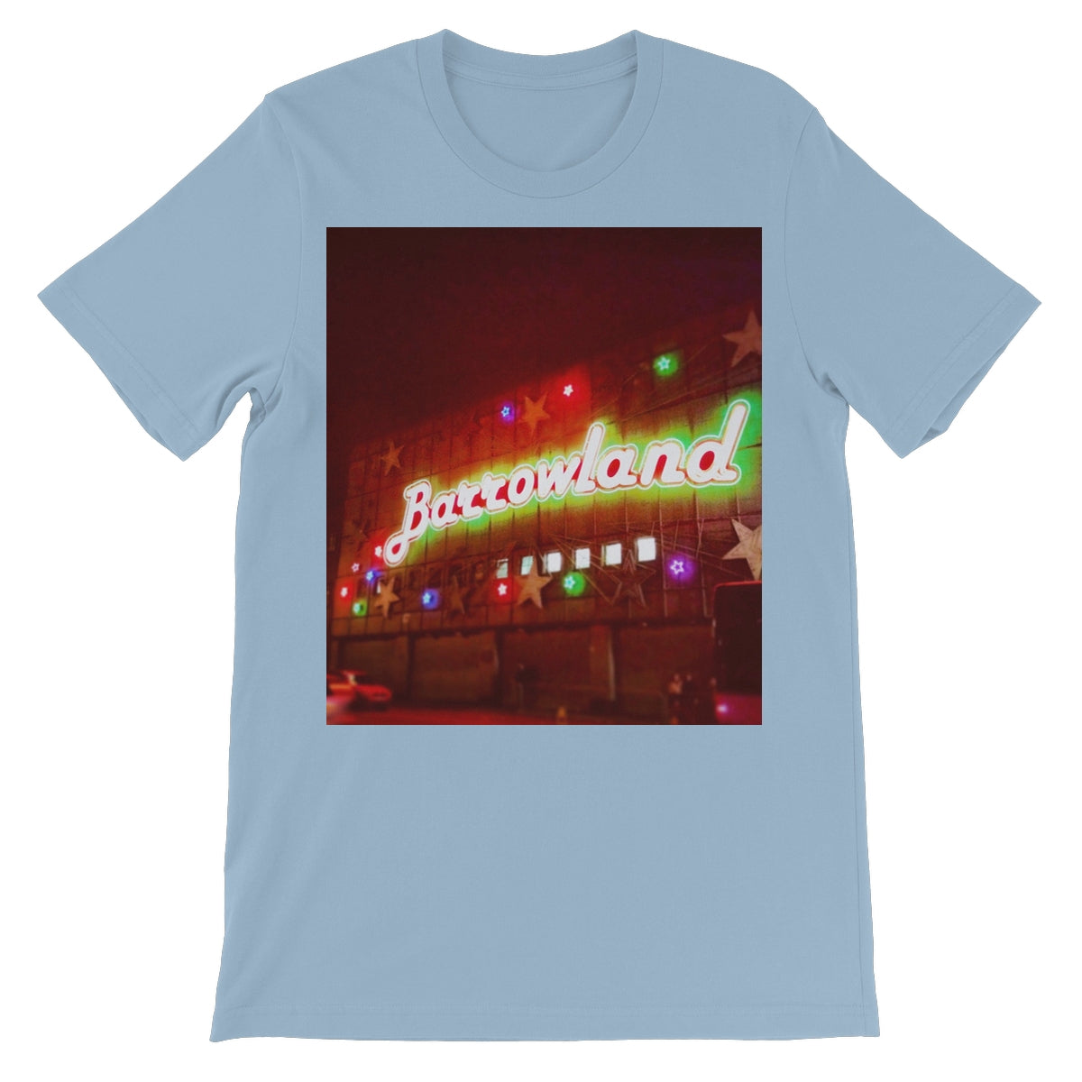 A Neon Glasgow Barrowlands Unisex Short Sleeve T-Shirt | Scottish Art Gifts