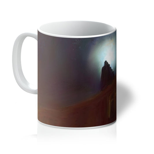 A Moonlit Tenement Mug | Scottish Art Gifts