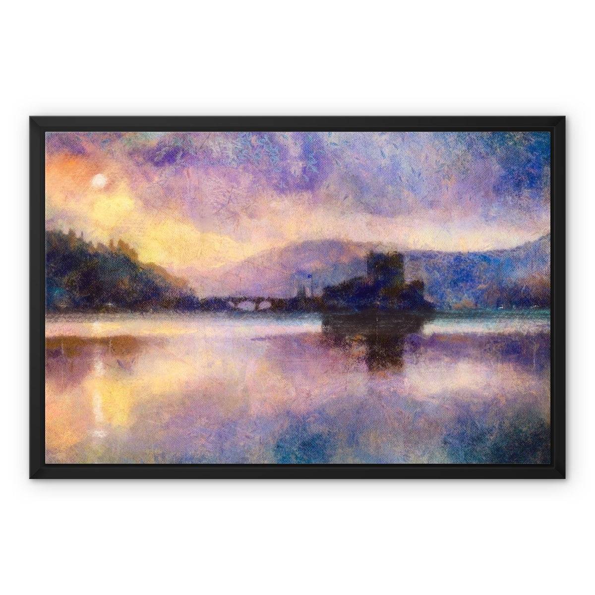 Eilean Donan Castle Moonlight Painting | Framed Canvas Prints From Scotland