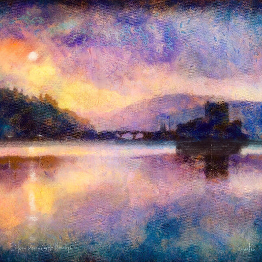 Eilean Donan Castle Moonlight | Scotland In Your Pocket | Scottish Art Gifts