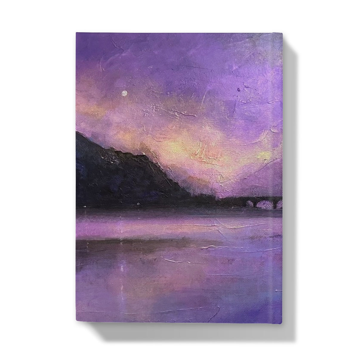 Eilean Donan Castle Moonset Art Gifts Hardback Journal