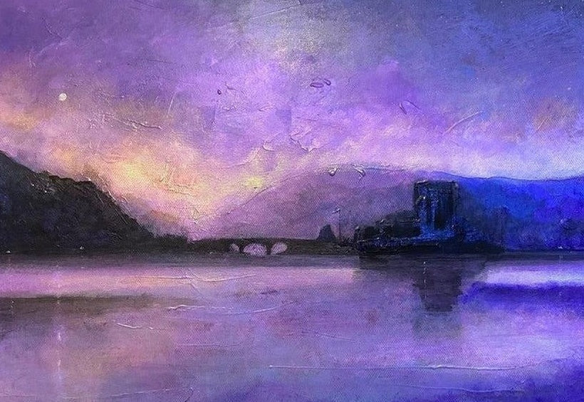Eilean Donan Castle Moonset Art Prints