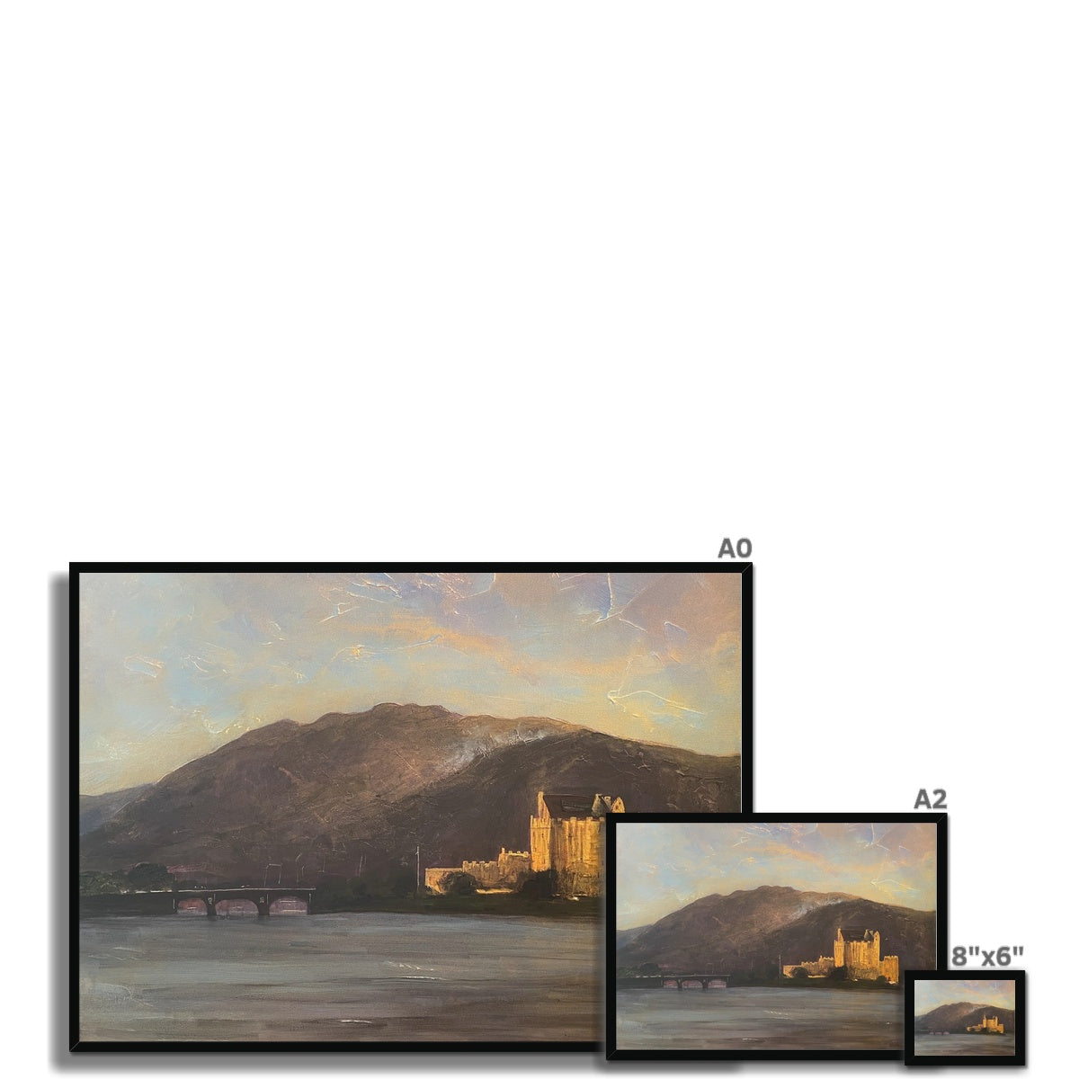 Eilean Donan Castle Painting | Framed Prints From Scotland