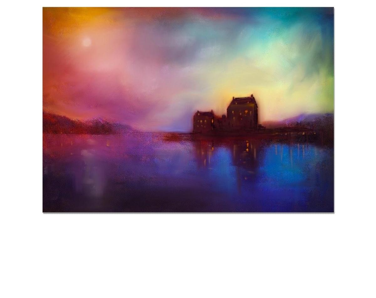 Eilean Donan Castle Sunset-art-painting-scotland