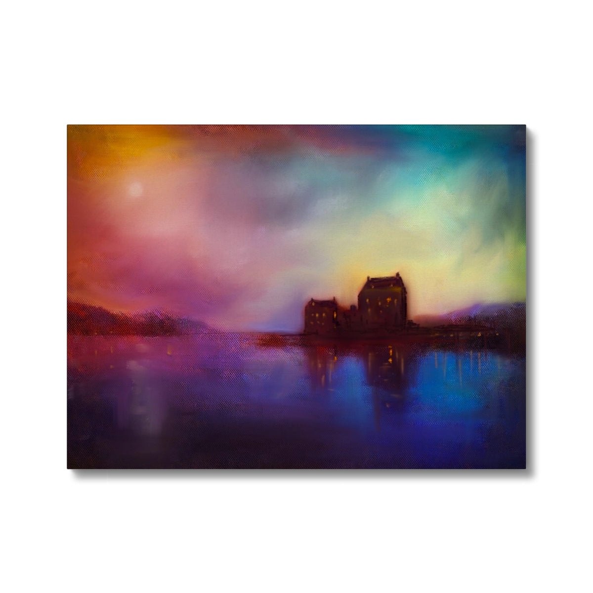 Eilean Donan Castle Sunset Painting | Canvas Prints From Scotland