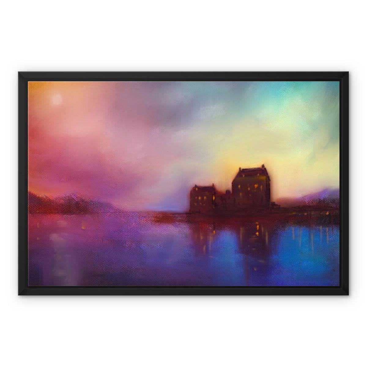 Eilean Donan Castle Sunset Painting | Framed Canvas From Scotland