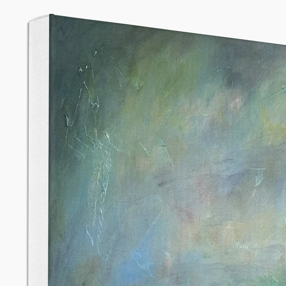 An Emerald Loch Lomond Canvas - Lochs & Mountains Art Gallery Scotland Worldwide Shipping Scottish and Paintings Prints by Artist Hunter