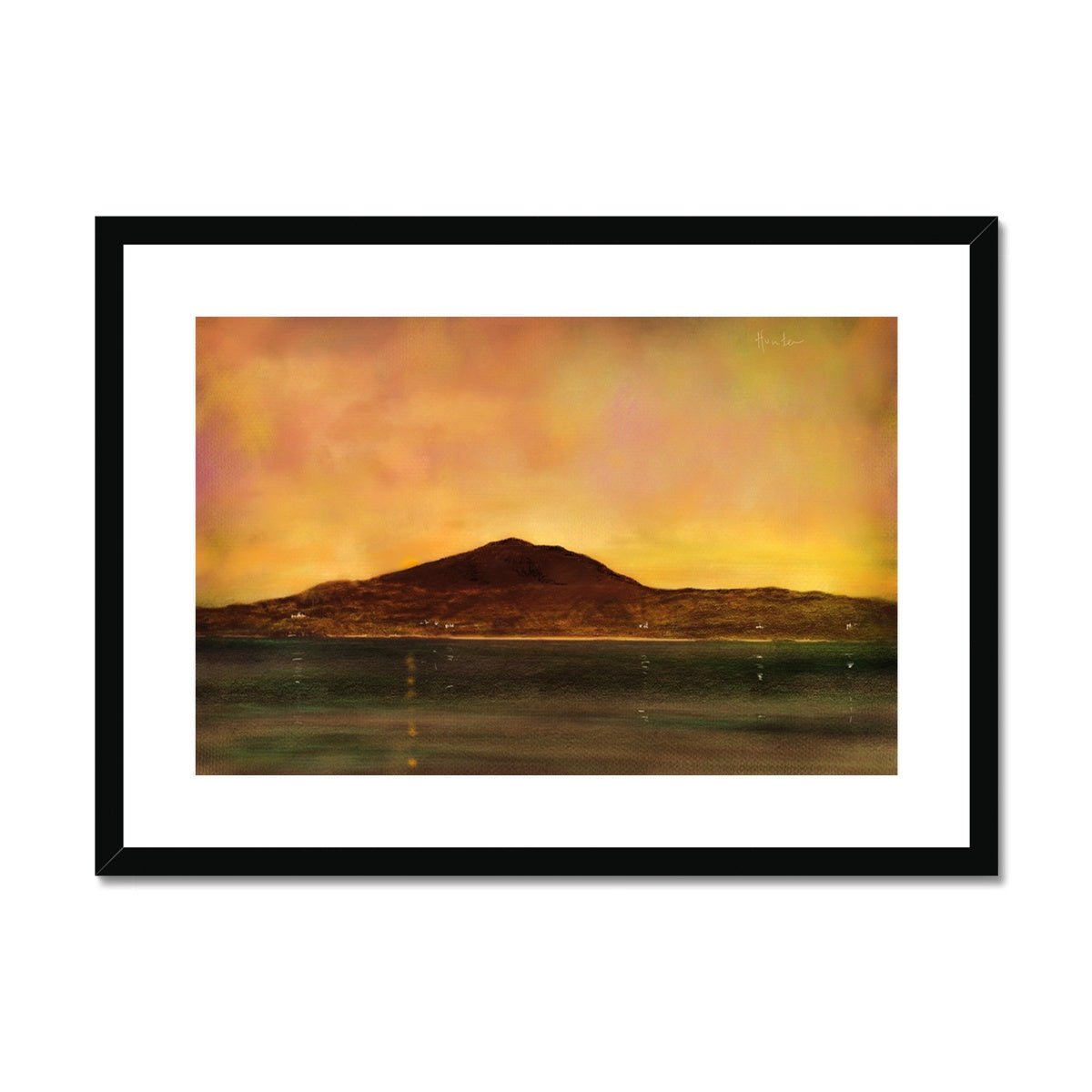 Eriskay Dusk Painting | Framed & Mounted Prints From Scotland