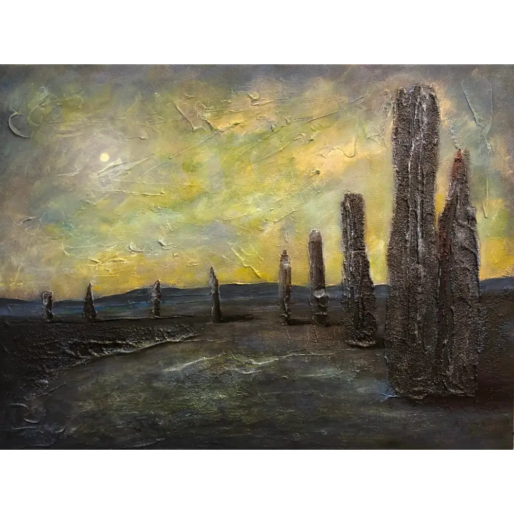 An Ethereal Ring of Brodgar - Scottish Art Prints - Orkney Gallery Scotland