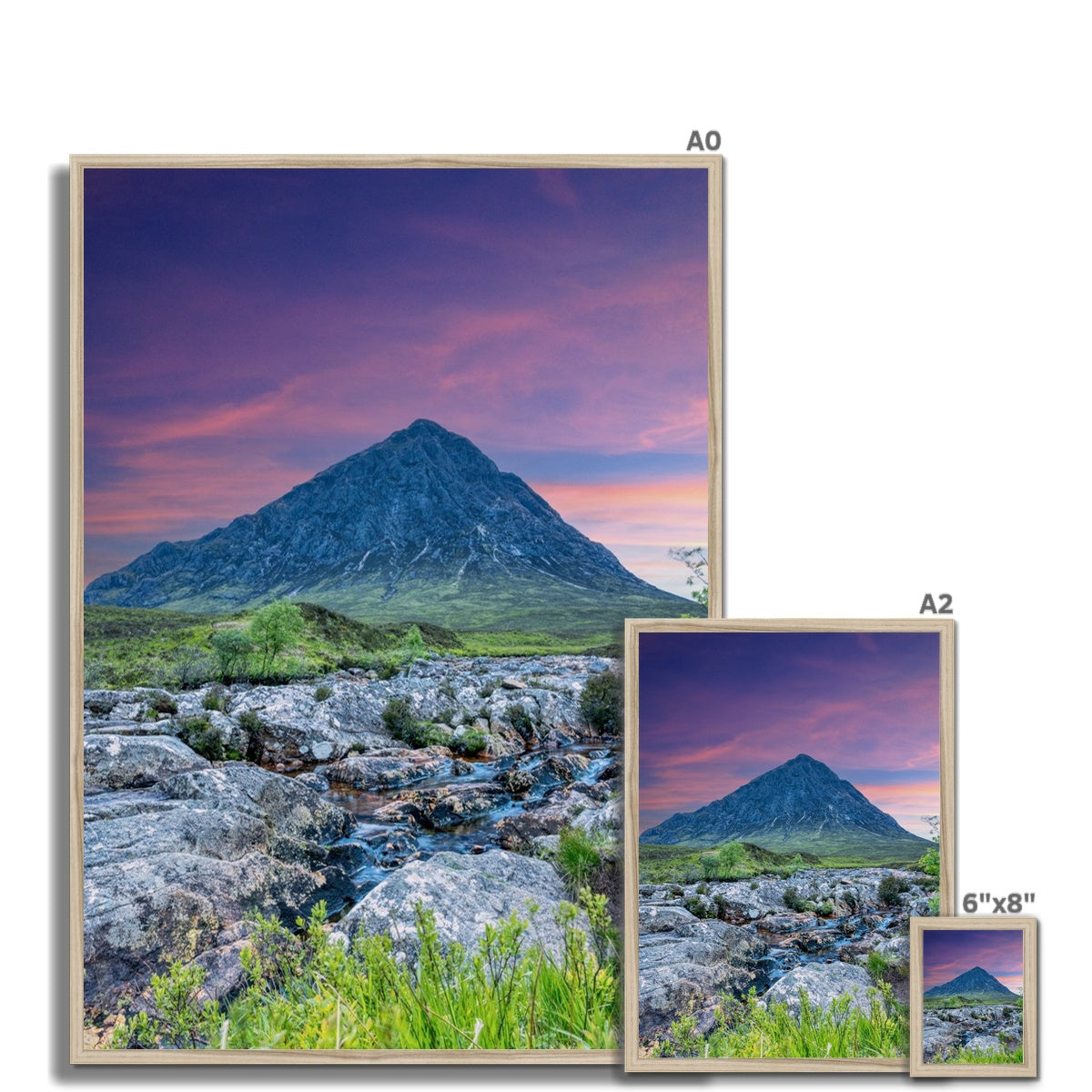 Buachaille Etive Mor Dawn Glencoe Scottish Landscape Photography | Framed Print