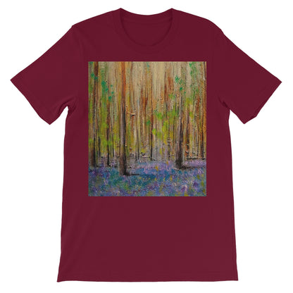Highland Bluebells Unisex Short Sleeve T-Shirt | Scottish Art Gifts