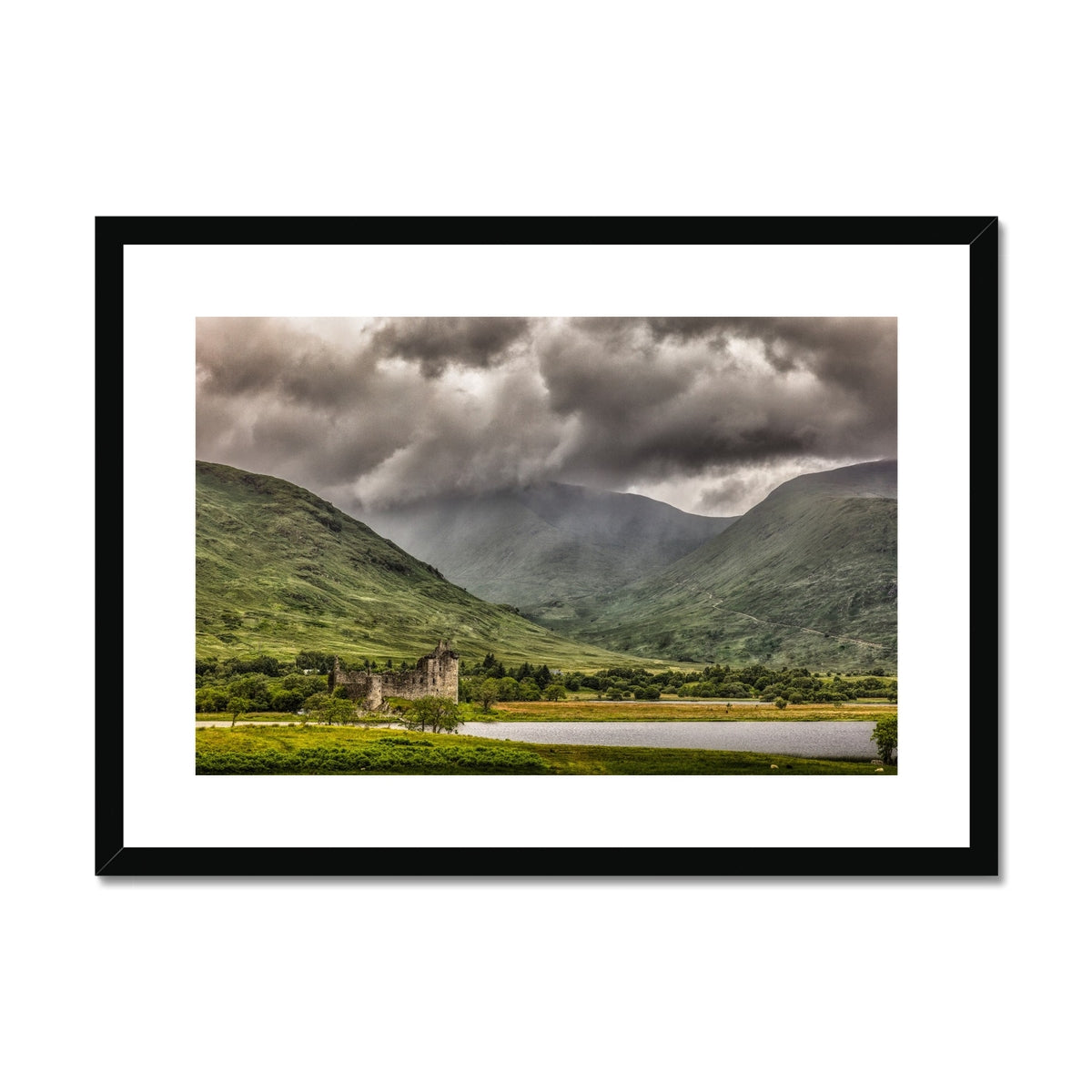 Kilchurn Castle Loch Awe Scottish Landscape Photography | Framed & Mounted Print