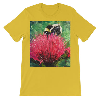 The Thistle & The Bee Unisex Short Sleeve T-Shirt | Scottish Art Gifts