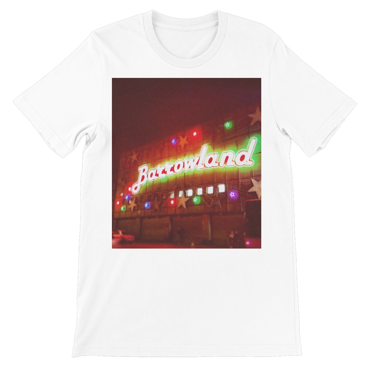 A Neon Glasgow Barrowlands Unisex Short Sleeve T-Shirt | Scottish Art Gifts