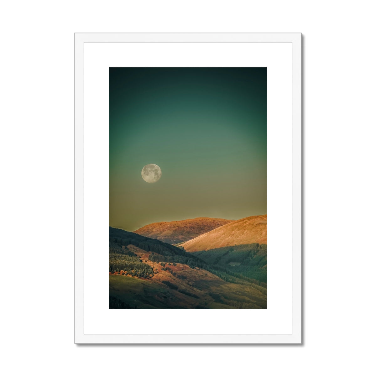 Argyll Moon Scottish Landscape Photography | Framed & Mounted Prints From Scotland