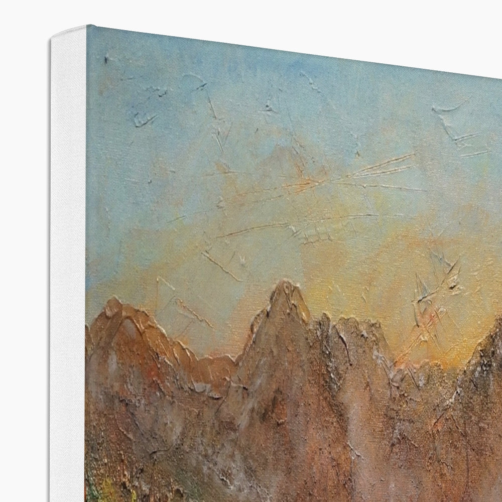 Fairy Pools Dawn Canvas.
