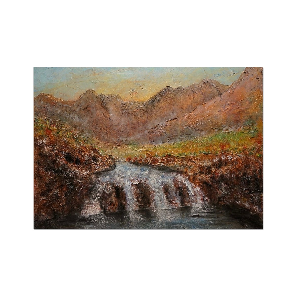 Fairy Pools Dawn Skye Painting | Fine Art Prints From Scotland