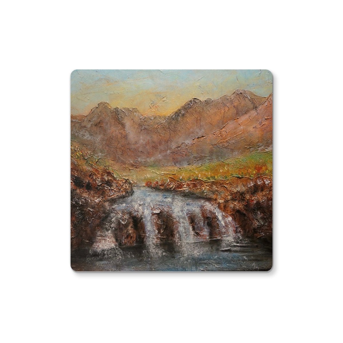 Fairy Pools Dawn Skye | Scottish Art Gifts | Coaster