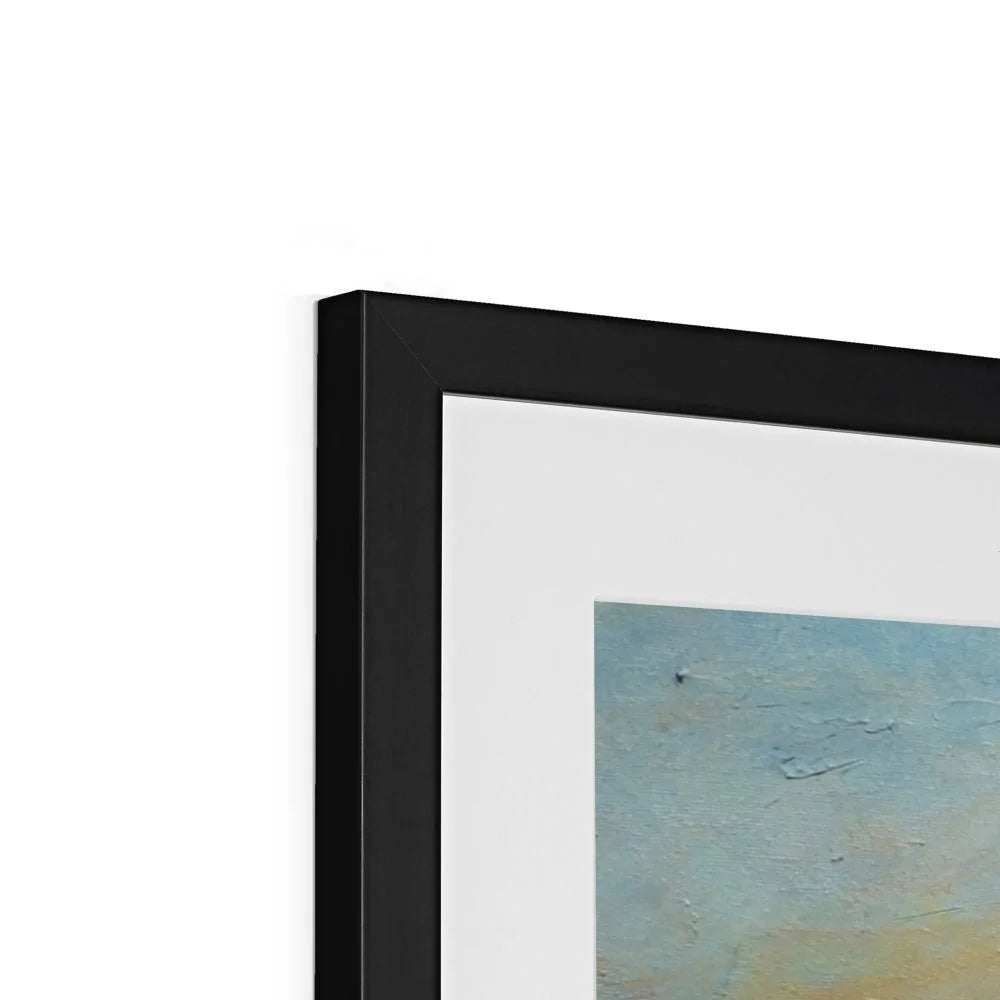 Fairy Pools Skye Dawn Framed & Mounted Print - Art Gallery Scotland Worldwide Shipping Scottish Landscape Paintings and Prints by Artist