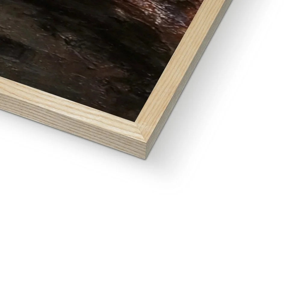Fairy Pools Skye Dawn Framed Print - Art Gallery Scotland Worldwide Shipping Scottish Landscape Paintings and Prints by Artist Hunter