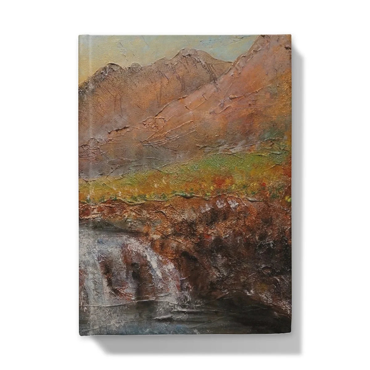 Fairy Pools Skye Dawn Hardback Journal - Art Gallery Scotland Worldwide Shipping Scottish Landscape Paintings and Prints